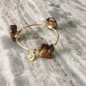 Bourbon and Boweties Mini Elephant Tigers Eye